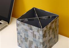 Square Foldable Pencil box